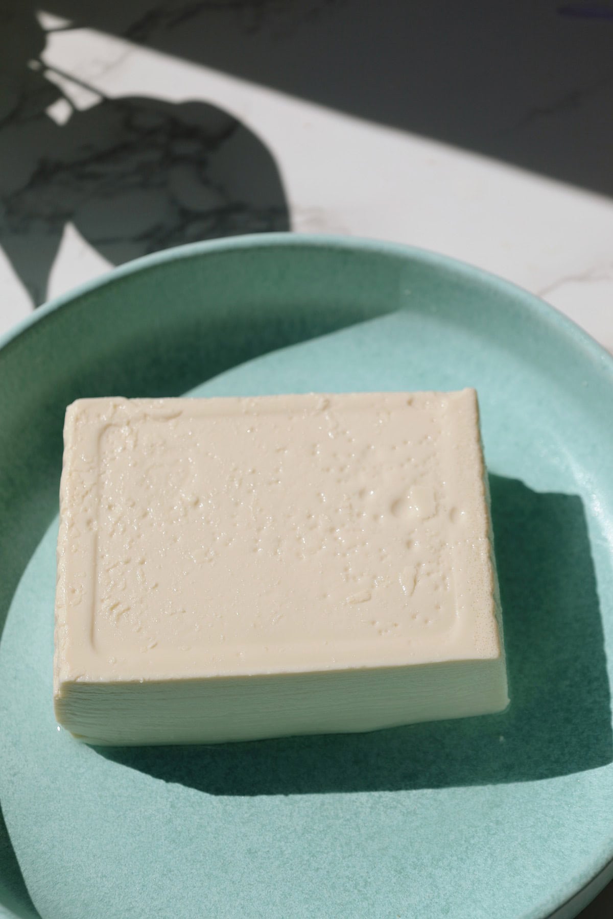 Step three: plate the tofu.