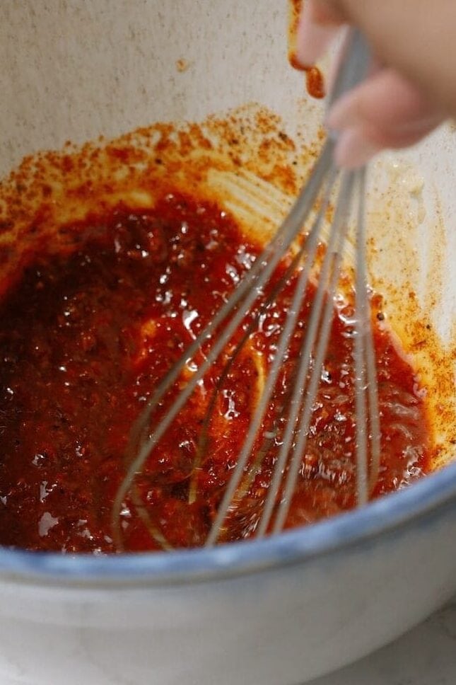 Step Two: make the cajun butter.