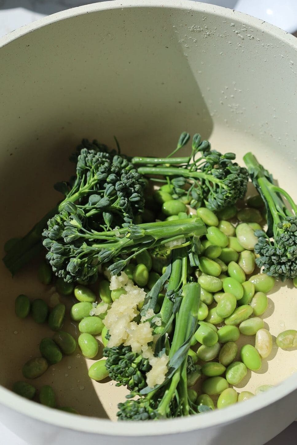 Step two: sauté the veggies.