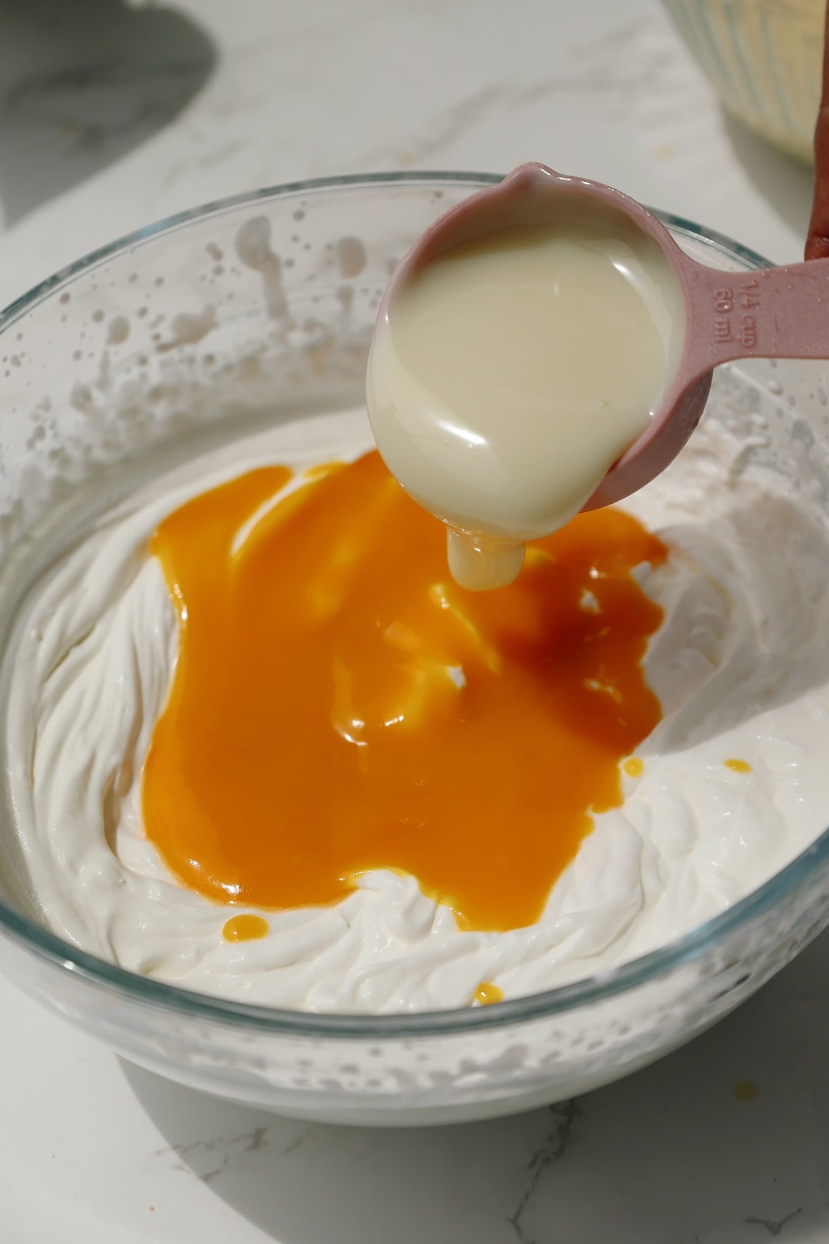 Step two: make the mango cream.