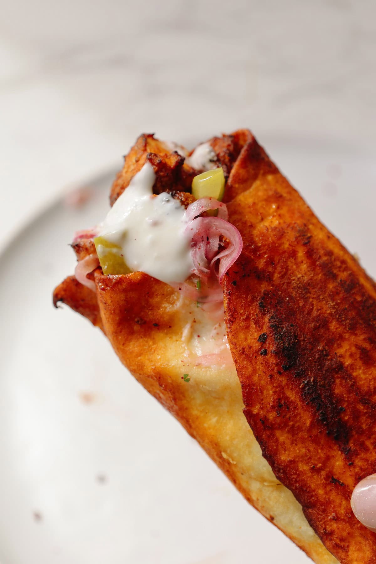 Vegan Tofu Shawarma Wraps