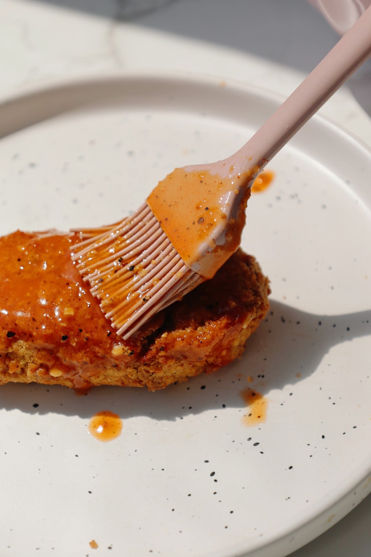 Step six: coat in the sauce.
